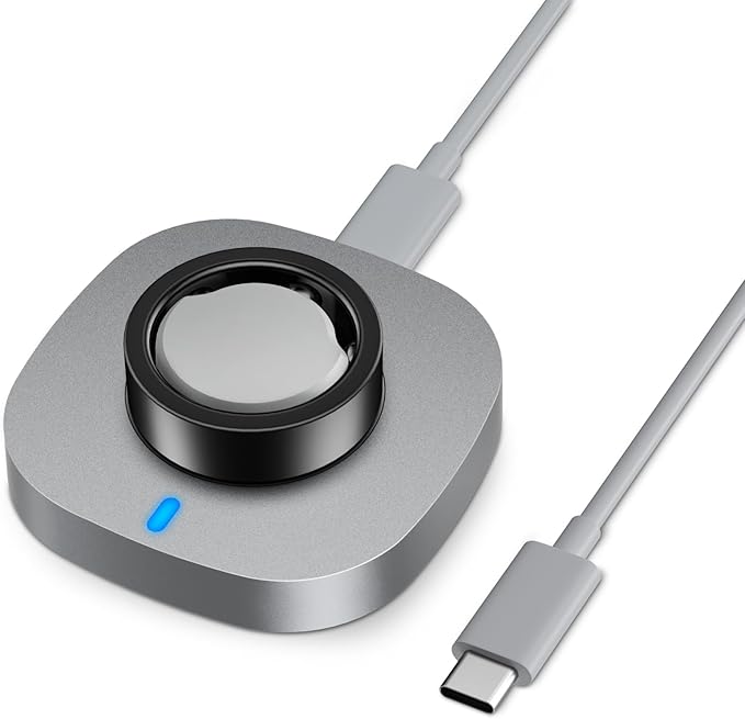 ZOOROO Charger Compatible with Oura Ring Gen 3 Size 7, Fast Charging Dock with by ZOOROO