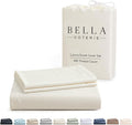 Bella Coterie Luxury Bamboo Viscose California King Size Duvet Cover Set | 100% by BC
