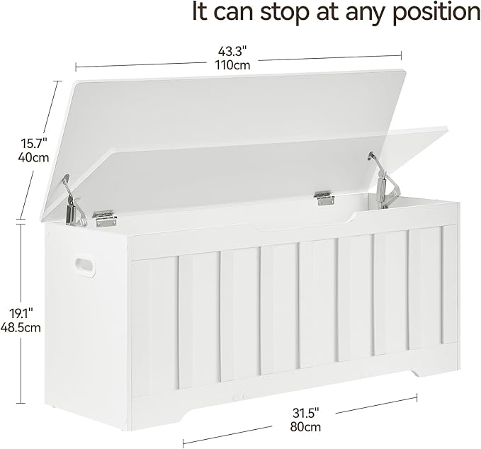 VANKILEY 43.3" Storage Chest Extra Large, Storage Trunk - Image 2