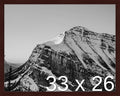 Frame It Easy 33 x 26 Merlot Wood Frame by FrameItEasy