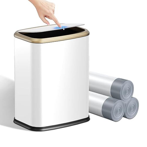 2.1 Gallon Bathroom Trash Can by KHMMGK