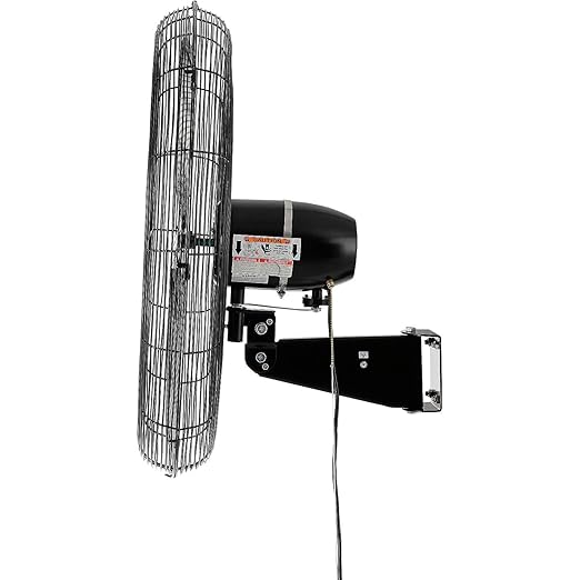 Global Industrial 30" Outdoor-Rated Oscillating Wall-Mount Fan, 2 Speed - Image 2