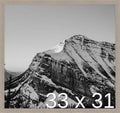 Frame It Easy 33 x 31 Rustic Gray Wood Frame by FrameItEasy