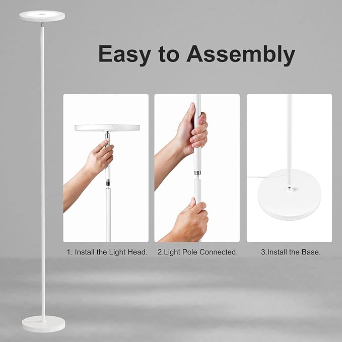 SUNMORY Floor Lamps for Living Room, 32W/3000LM Super Bright LED Floor Lamp - Image 7