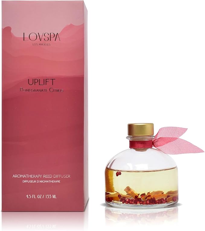 LOVSPA Reed Diffuser Set, Uplift Pomegranate Citrus Scented Oil Diffuser - Image 5