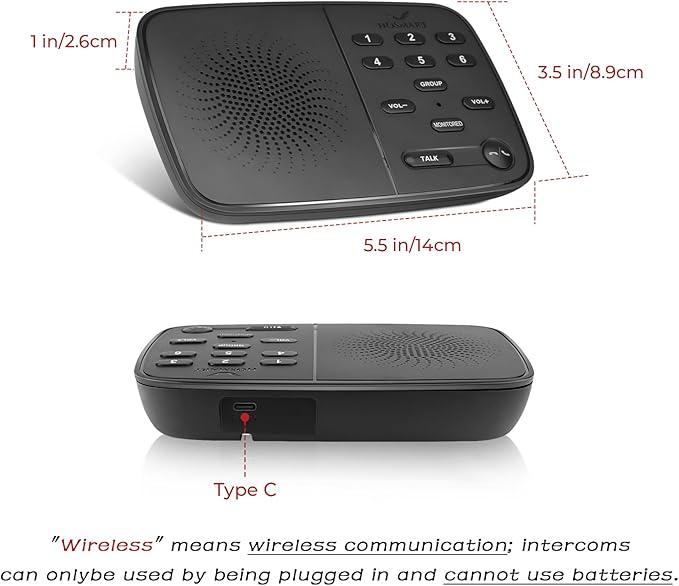 Hosmart Intercoms Wireless for Home UltraSpeak Pro, 2025 Full Duplex Wireless - Image 8