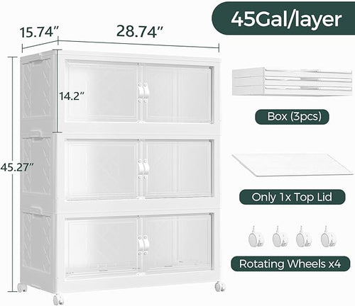 135Gal Stackable Storage Bins - Image 2
