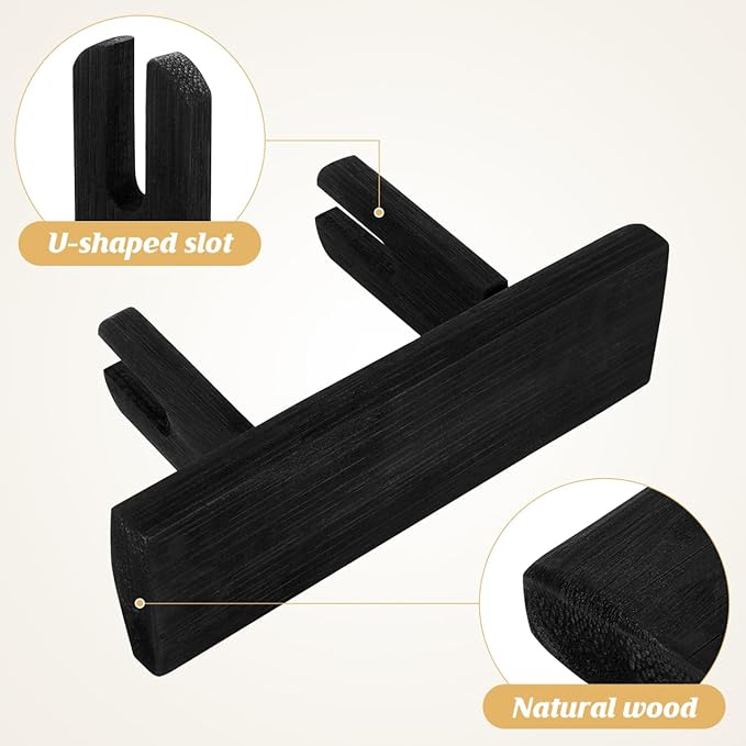 BESPORTBLE Wooden Hand Fan Stand Japanese Style Folding Fan Holder Portable - Image 4