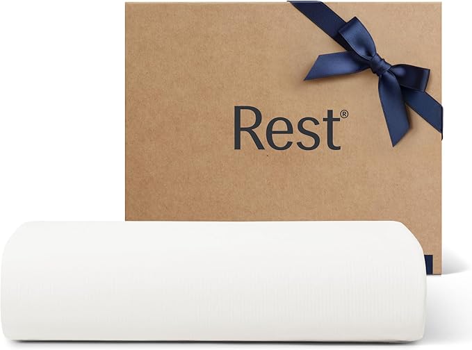REST® Evercool®+ Top Sheet, Cali King/King Size, Arctic White by REST