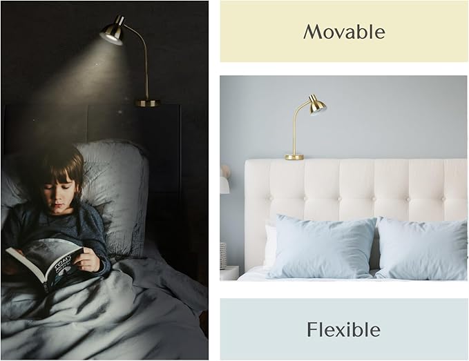Solfres Patented Innovative Design Headboard Reading Light Pro. No Drilling - Image 2