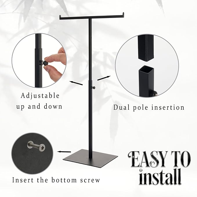 MCKECHSION Display Stand Stainless Steel Jewelry Towers Bag Stand Tabletop - Image 7