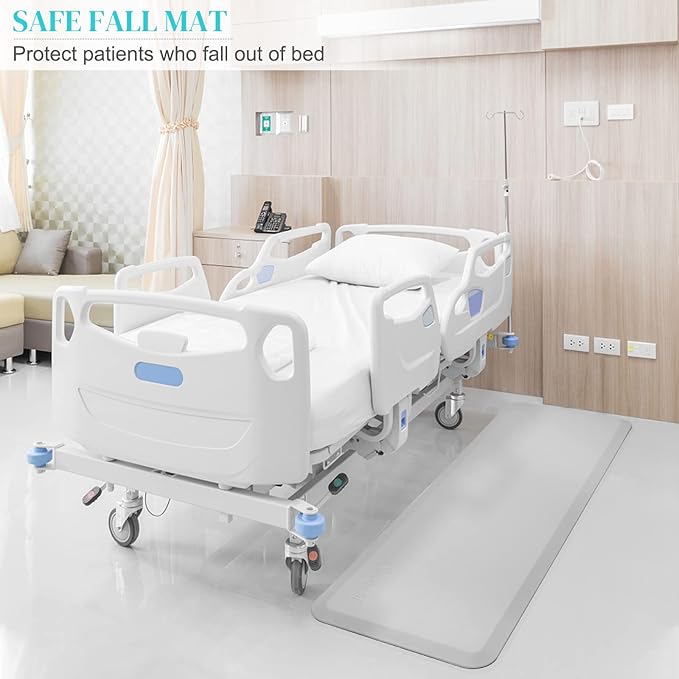 Fall Mats for Elderly Senior Handicap Fall Prevention Pad, Bedside Safety Floor - Image 2