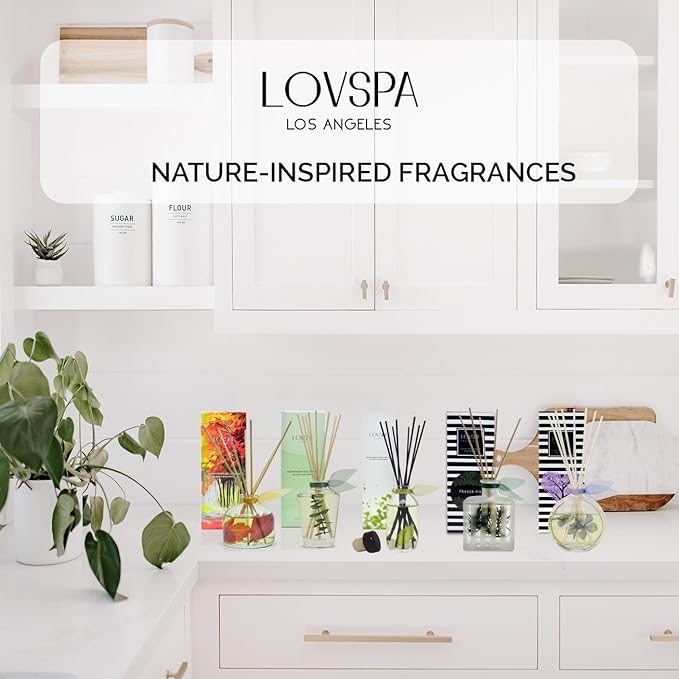LOVSPA Reed Diffuser Set, Winter Forest Pine Scented Oil Diffuser - Image 7