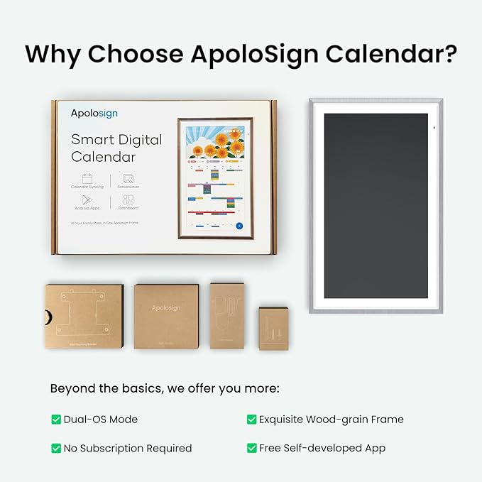ApoloSign 27" Digital Calendar: Dual Mode Calendars - Image 9