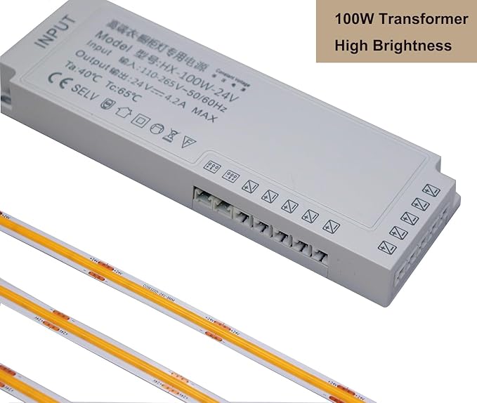 4 x 5Ft Under Cabinet Lights Kit, Motion Sensor COB LED Strip, - Image 3