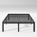 Hunlostten 12" High King Bed Frame No Box Spring Needed, Heavy Duty King by Hunlostten