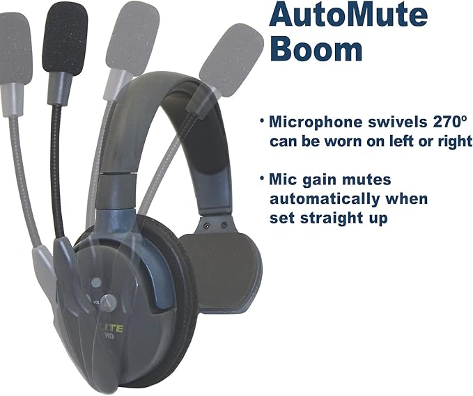 Eartec UL312 Ultralite-HD 3-Person Full Duplex Wireless Intercom Headset - Image 3