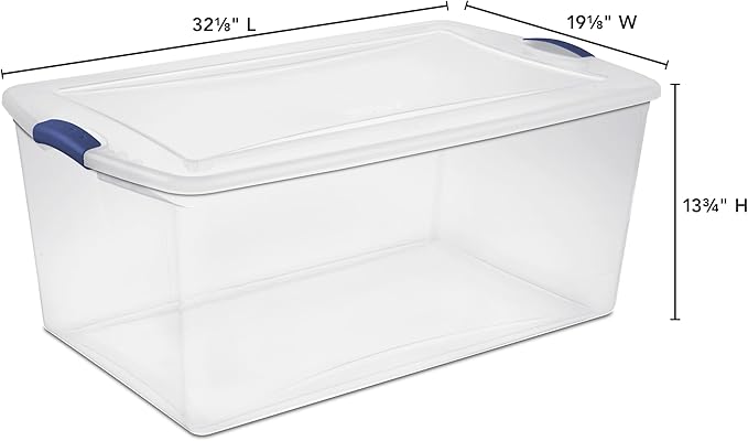 2-Pack 105 Quart Heavy Duty Plastic Storage Bins - Image 7
