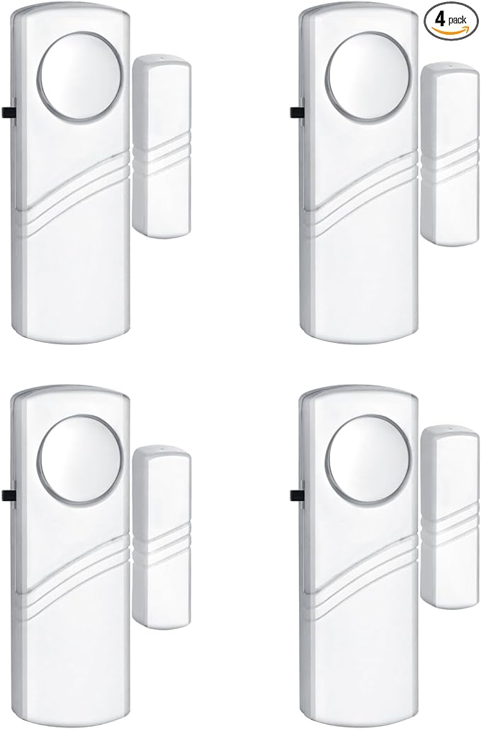 Security Door Window Alarm, Wireless Sensor Door Window Burglar Alarm, Door by PLOJOP