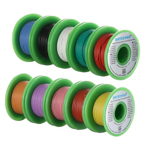 BNTECHGO 20 Gauge Silicone Wire Kit 10 Color Each 50 ft Flexible 20 AWG - Image 2