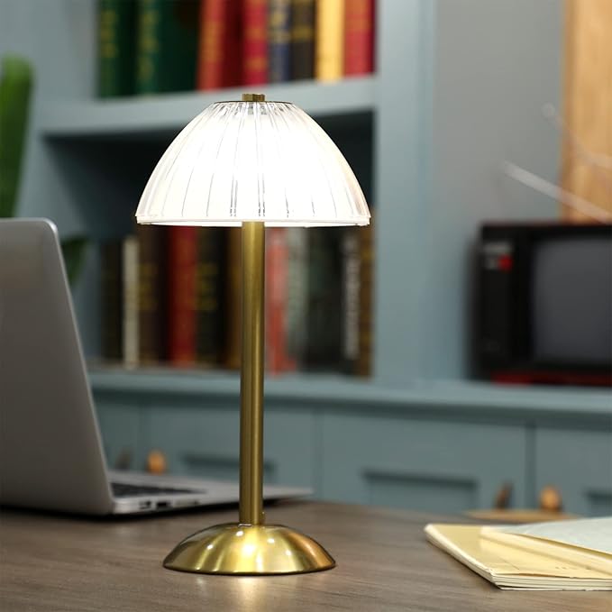 Liliful 6 Pcs Cordless Table Lamp Rechargeable Touch LED Small Gold Portable - Image 5