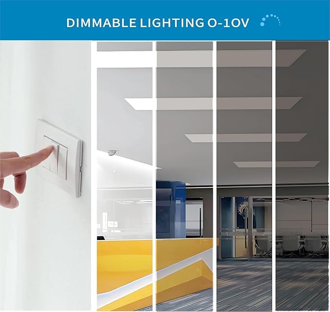 2x4 FT LED Light Flat Panel, 5 CCT 3K | 3.5k | 4K | 5K | 6.5K, Dimmable - Image 4