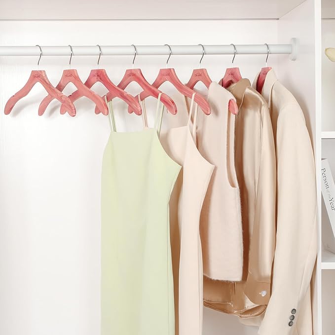 TOPIA HANGER Red Cedar Coat Hangers 12 Pack, Premium Wood Suit Sweater No - Image 5