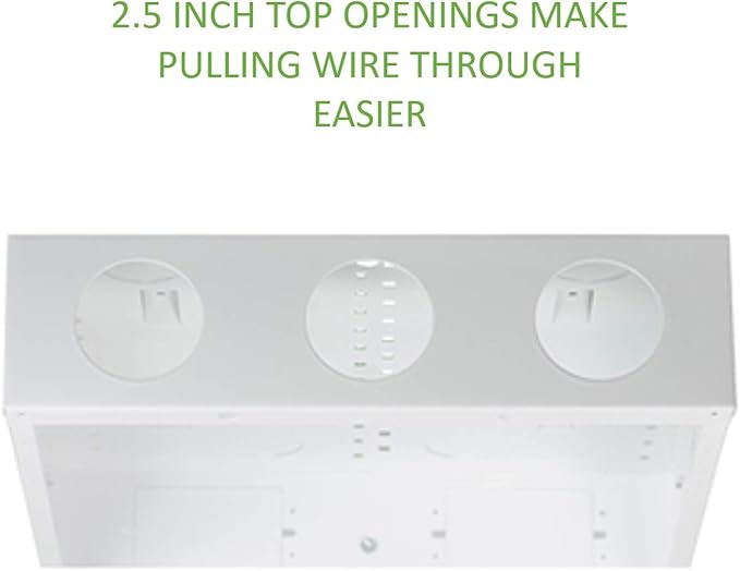 Legrand - OnQ 28 Inch Cable Management, In-Wall 20-Gauge Media Box, Structured - Image 6