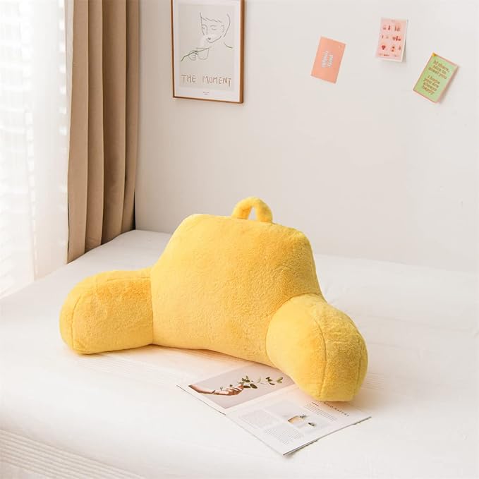 Holawakaka Reading Pillow for Sitting up in Bed Sofa Kids Teens, Backrest Pillow - Image 2