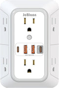 JcBlaon Multi Plug Outlet Surge Protector, Wall Charger by JcBlaon