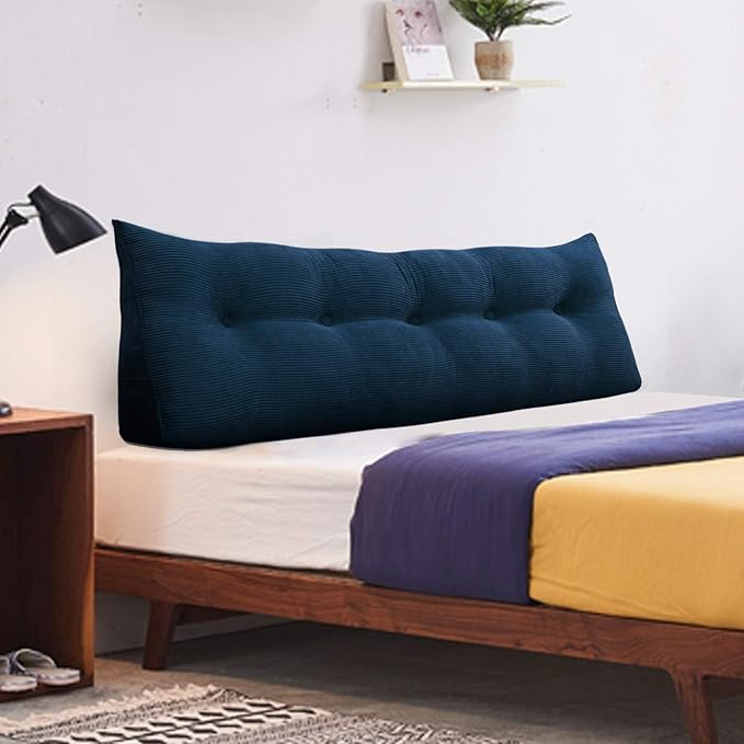 WOWMAX Triangular Headboard Pillow Twin Bed Wedge Pillow - Image 8