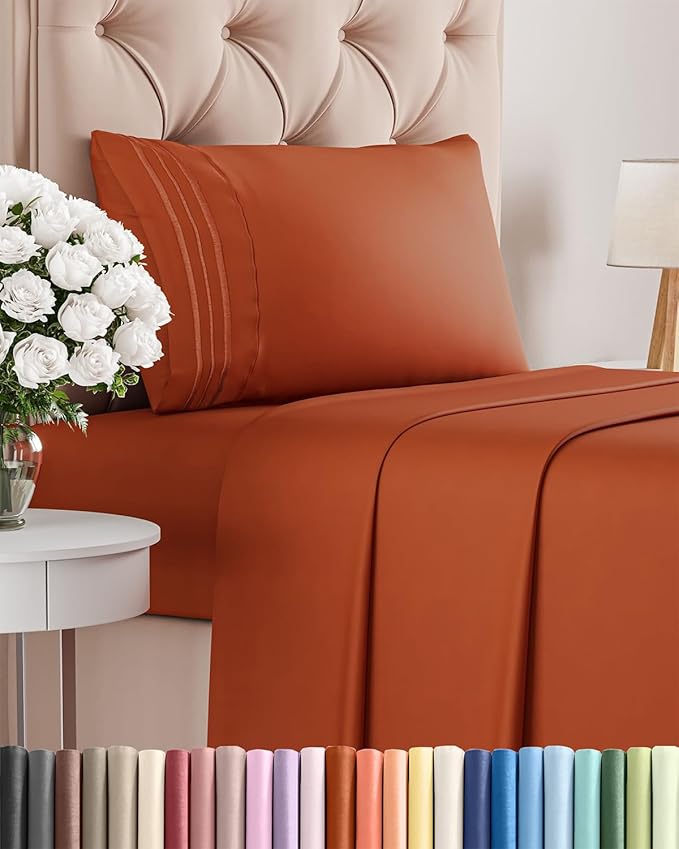 Twin XL Size 3 Piece Sheet Set by CGKUnlimited