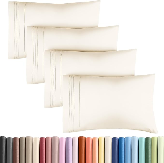 King Pillow Cases Set of 4 by CGKUnlimited