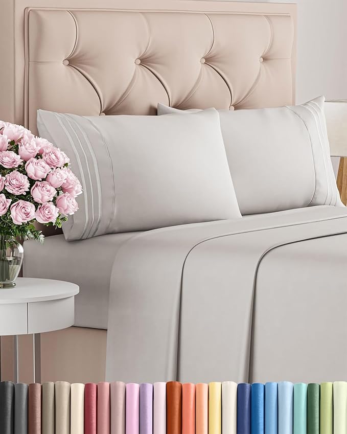 Queen Size 4 Piece Sheet Set by CGKUnlimited