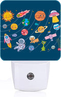 FSHVQKD Cute Space Doodle Night Light, Plug-in Nightlights Auto Sensor Night by Unknown