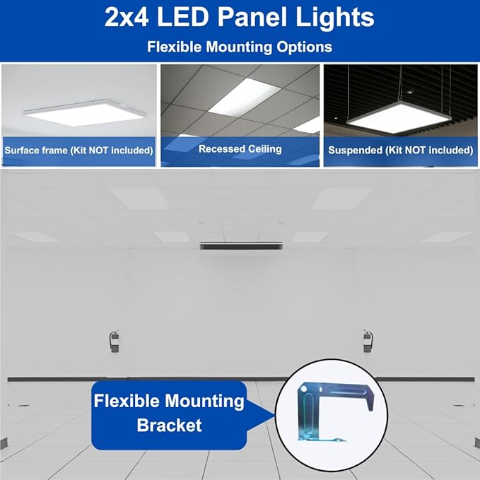 2x4 LED Flat Panel Light – LED Flat Ceiling Light & LED Panel Ceiling Fixture - Image 6