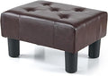 BRIAN & DANY Small Foot Stool, Leather Foot Stools by BRIANDANY