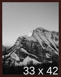Frame It Easy 33 x 42 Merlot Wood Frame by FrameItEasy