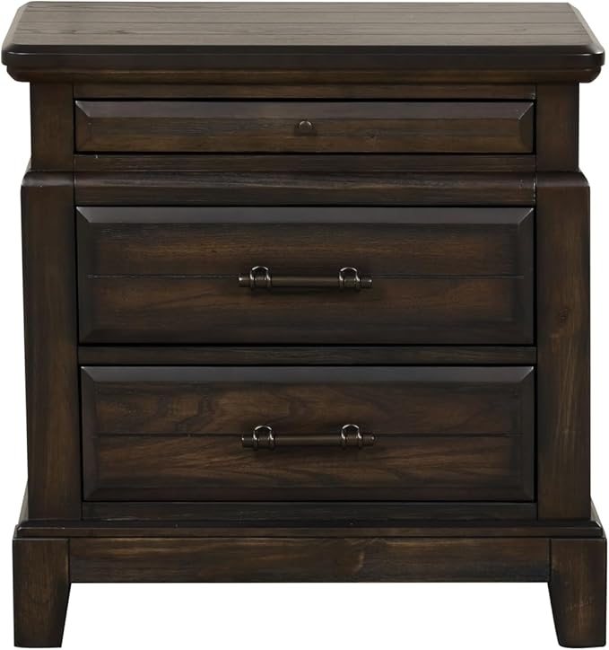2 Drawer Nightstand Set of 2, Matching Bedside Tables - Image 7