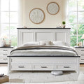 ACCOHOHO Farmhouse Queen Size Bed Frame by ACCOHOHO