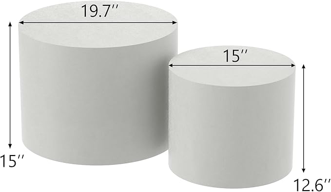 Nesting Coffee Table Set of 2 - Image 2