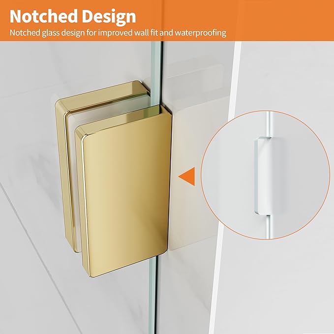 Shower Glass Panel, Fixed Shower Screen Panel - Image 4
