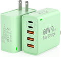 2Pack USB C Fast Charger Block, Total 60W 5-Port USB C Wall Charger 30W Type C by Unknown