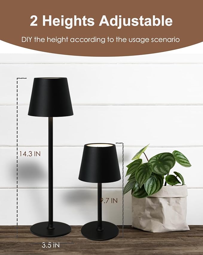 Cordless Table Lamp, Rechargeable Table Lamp - Image 4