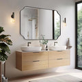 ANDY STAR 30x48 Inch Large Mirror, Matte Black Rectangle Mirror by ANDYSTAR