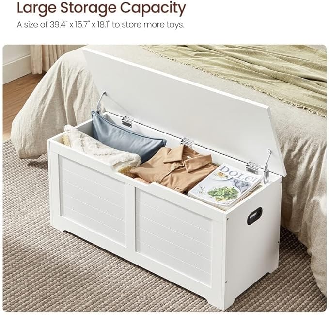 VASAGLE Storage Chest, Storage Bench - Image 5