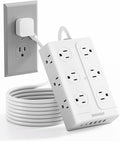 Zoxwzop Surge Protector Power Strip by Zoxwzop