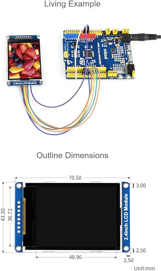 waveshare 2.4inch LCD Display Module - Image 5