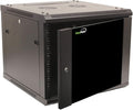 NavePoint 9U Server Cabinet Wall Mount Rack Enclosure Includes 2 Fans, Locking by NavePoint