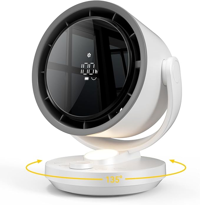 let'me Table Fan, 100-Speed Desk Fan by letme